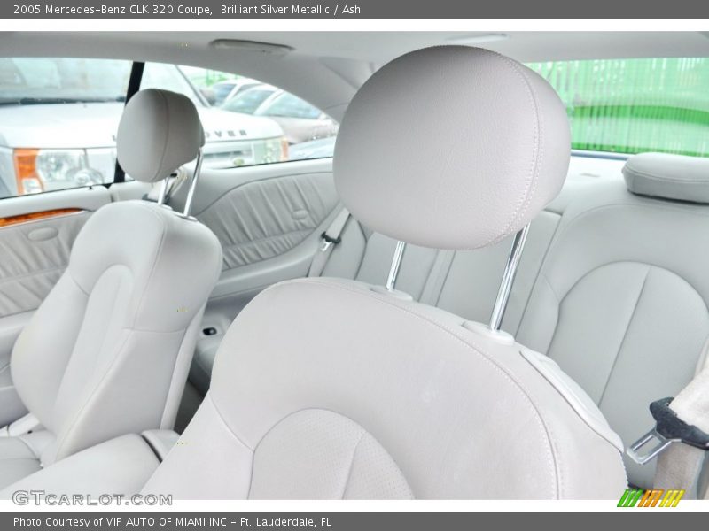 Brilliant Silver Metallic / Ash 2005 Mercedes-Benz CLK 320 Coupe