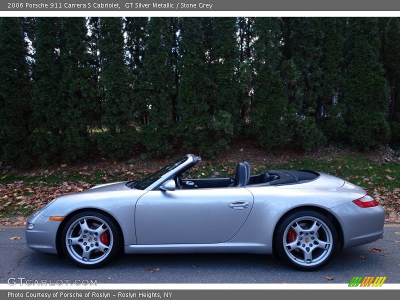 GT Silver Metallic / Stone Grey 2006 Porsche 911 Carrera S Cabriolet