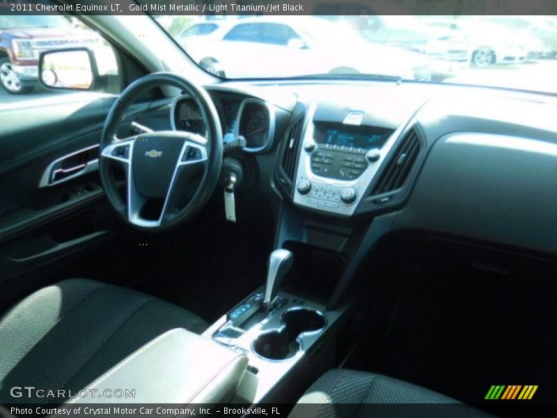 Gold Mist Metallic / Light Titanium/Jet Black 2011 Chevrolet Equinox LT