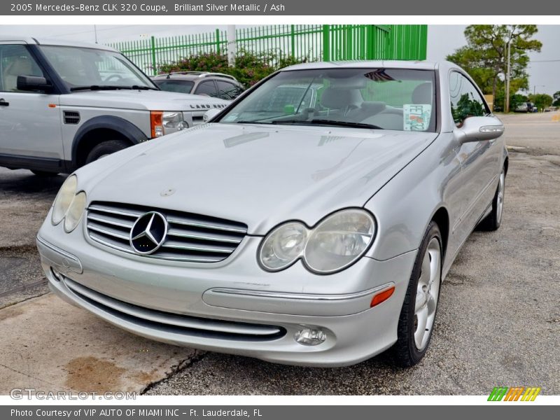 Brilliant Silver Metallic / Ash 2005 Mercedes-Benz CLK 320 Coupe
