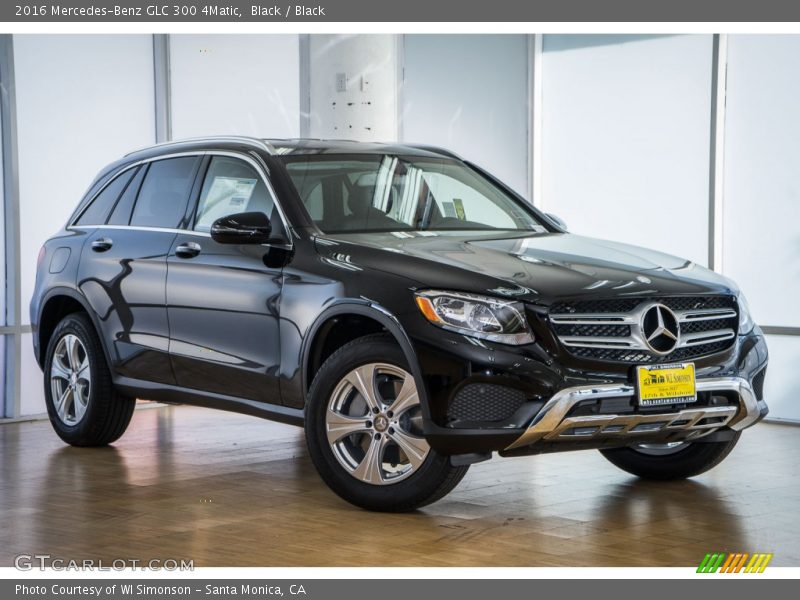 Black / Black 2016 Mercedes-Benz GLC 300 4Matic