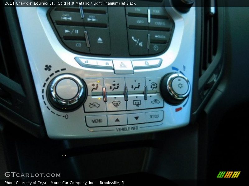 Gold Mist Metallic / Light Titanium/Jet Black 2011 Chevrolet Equinox LT