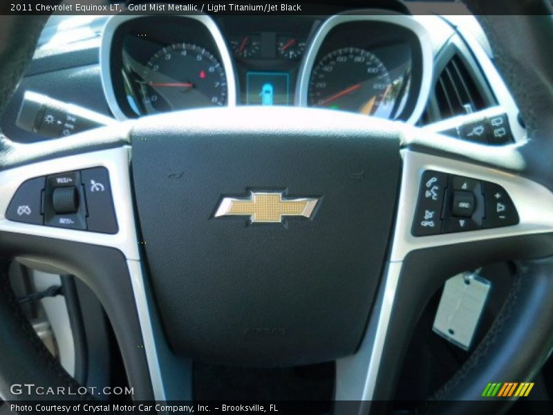 Gold Mist Metallic / Light Titanium/Jet Black 2011 Chevrolet Equinox LT