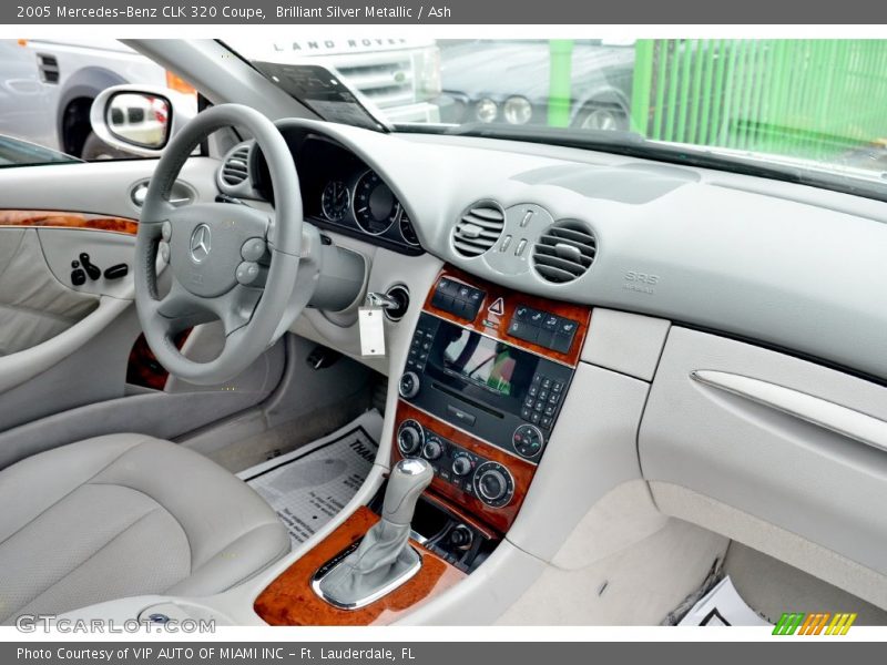 Brilliant Silver Metallic / Ash 2005 Mercedes-Benz CLK 320 Coupe