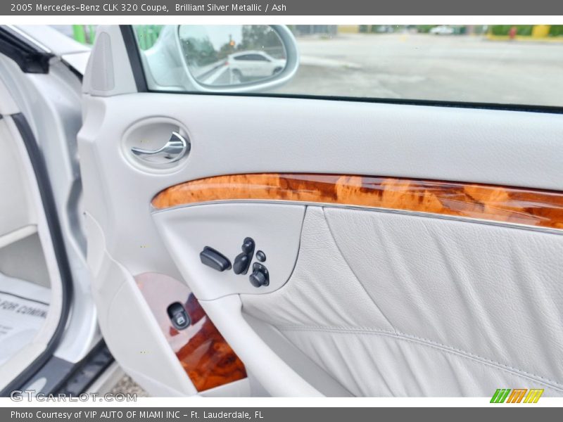 Brilliant Silver Metallic / Ash 2005 Mercedes-Benz CLK 320 Coupe