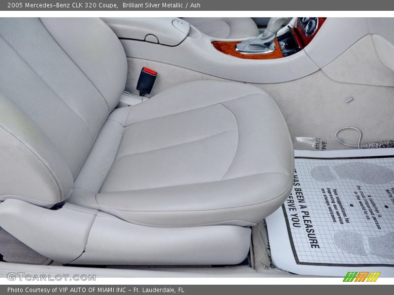 Brilliant Silver Metallic / Ash 2005 Mercedes-Benz CLK 320 Coupe