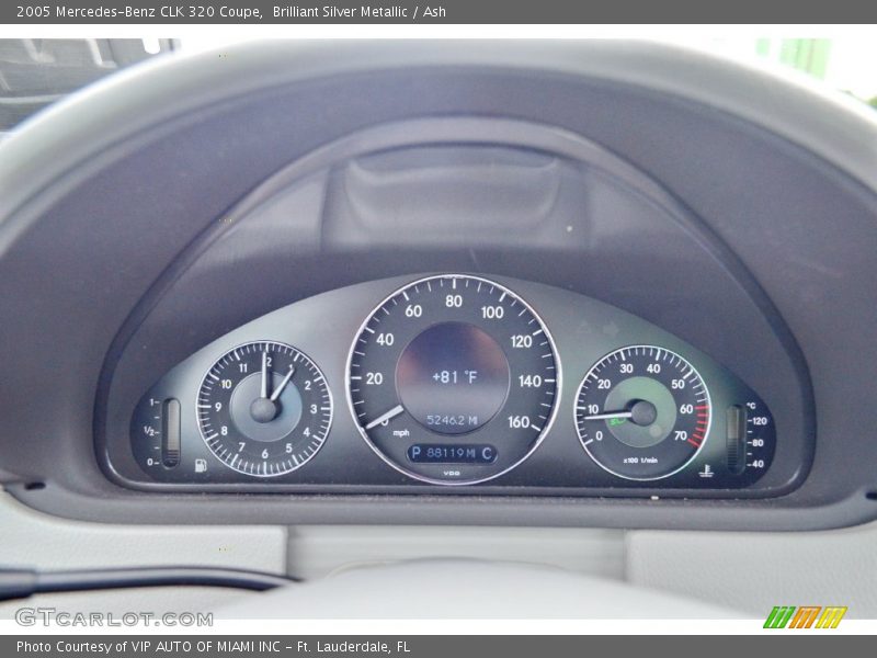  2005 CLK 320 Coupe 320 Coupe Gauges