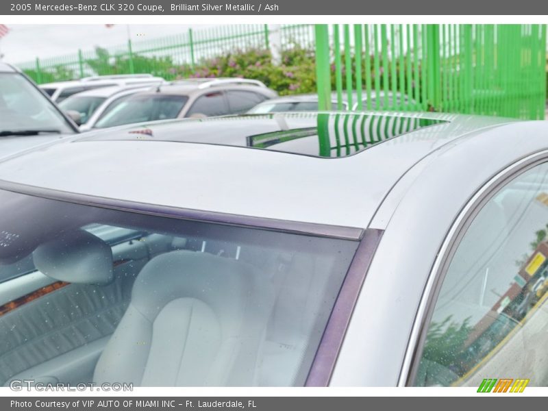 Brilliant Silver Metallic / Ash 2005 Mercedes-Benz CLK 320 Coupe