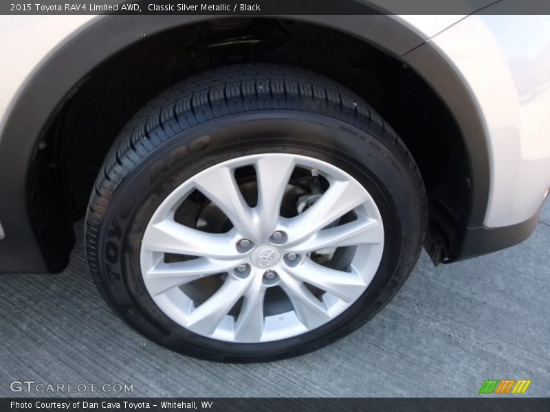 Classic Silver Metallic / Black 2015 Toyota RAV4 Limited AWD