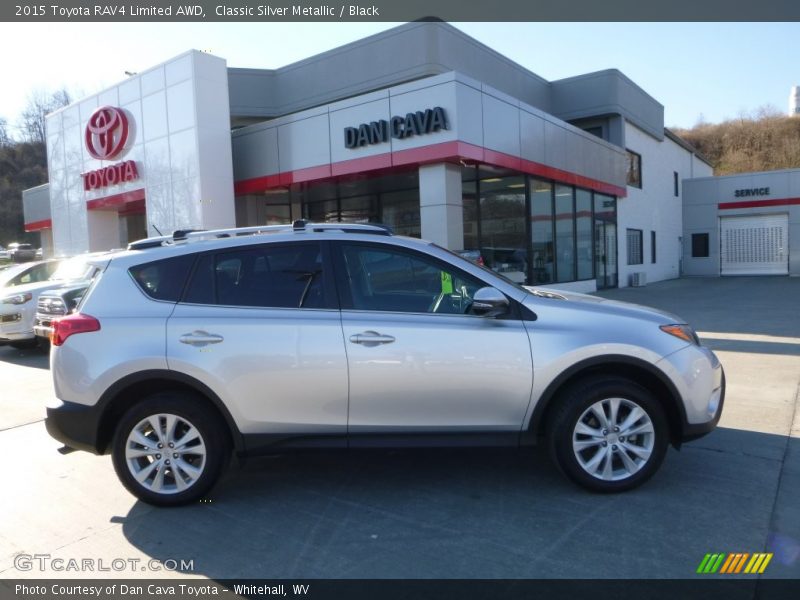 Classic Silver Metallic / Black 2015 Toyota RAV4 Limited AWD