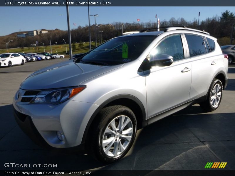 Classic Silver Metallic / Black 2015 Toyota RAV4 Limited AWD