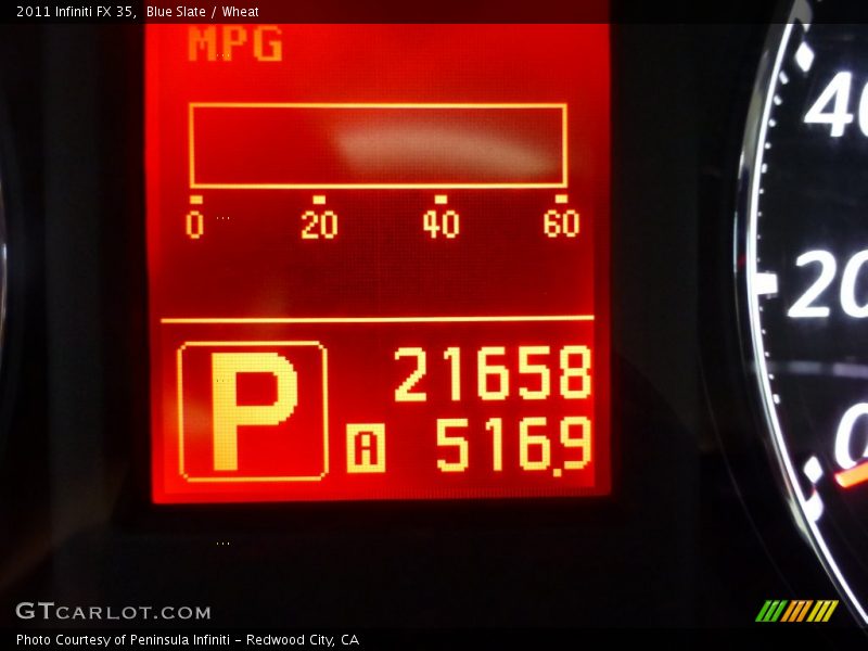 Blue Slate / Wheat 2011 Infiniti FX 35