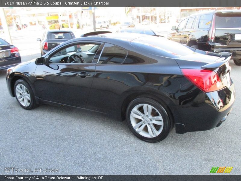 Crimson Black / Charcoal 2010 Nissan Altima 2.5 S Coupe