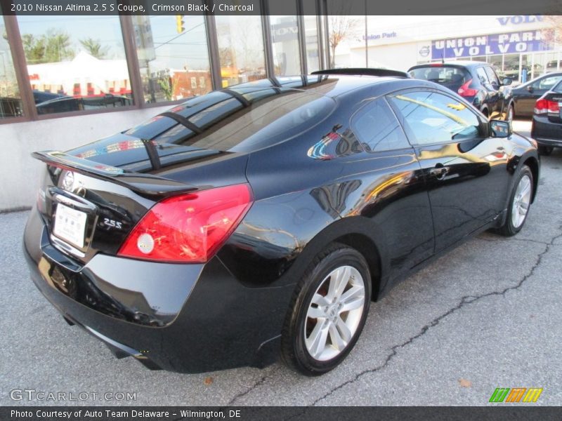 Crimson Black / Charcoal 2010 Nissan Altima 2.5 S Coupe