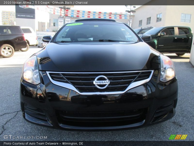 Crimson Black / Charcoal 2010 Nissan Altima 2.5 S Coupe