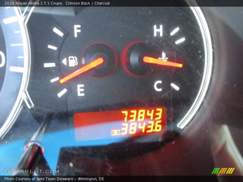 Crimson Black / Charcoal 2010 Nissan Altima 2.5 S Coupe