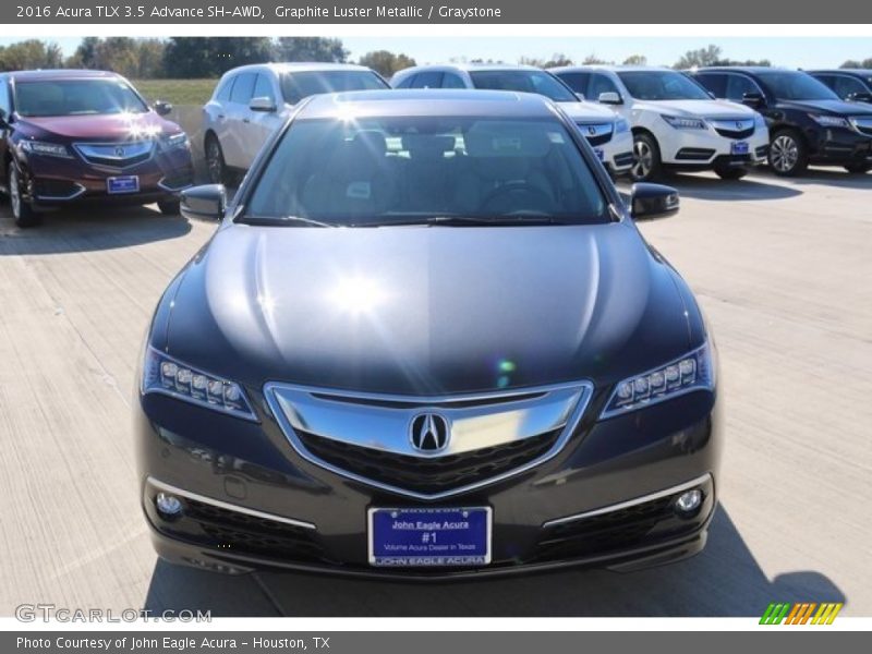 Graphite Luster Metallic / Graystone 2016 Acura TLX 3.5 Advance SH-AWD