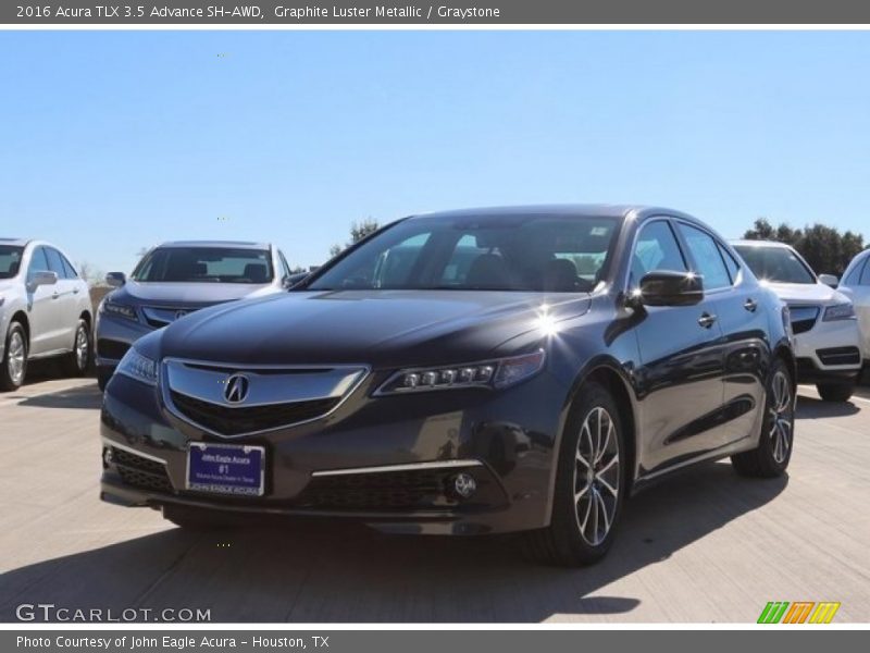 Graphite Luster Metallic / Graystone 2016 Acura TLX 3.5 Advance SH-AWD