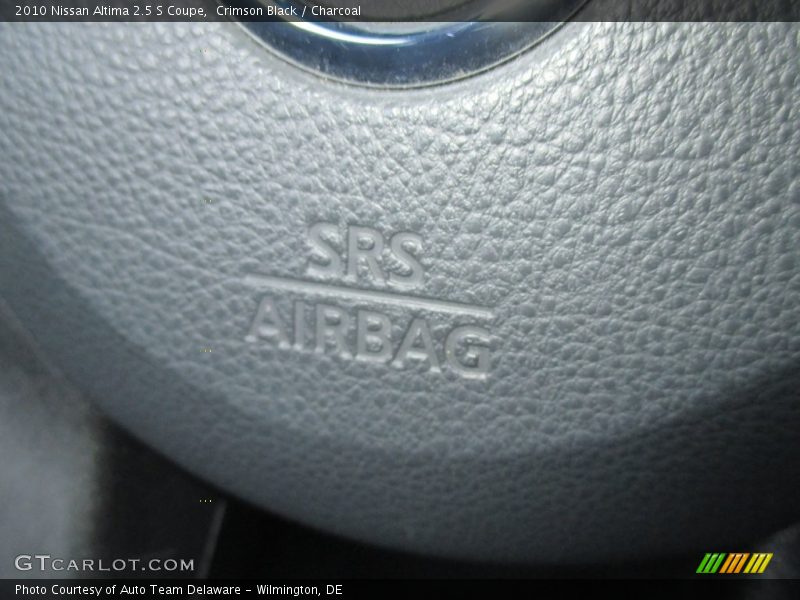 Crimson Black / Charcoal 2010 Nissan Altima 2.5 S Coupe