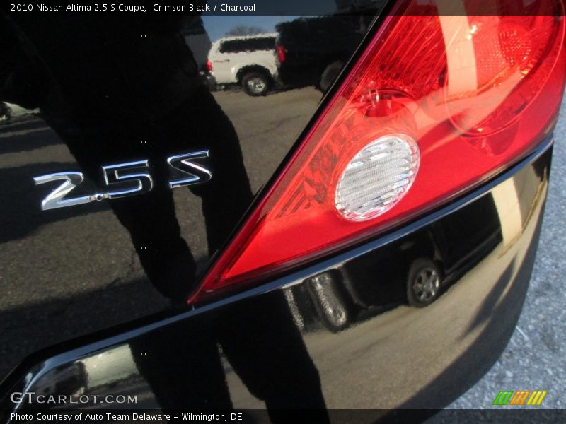 Crimson Black / Charcoal 2010 Nissan Altima 2.5 S Coupe