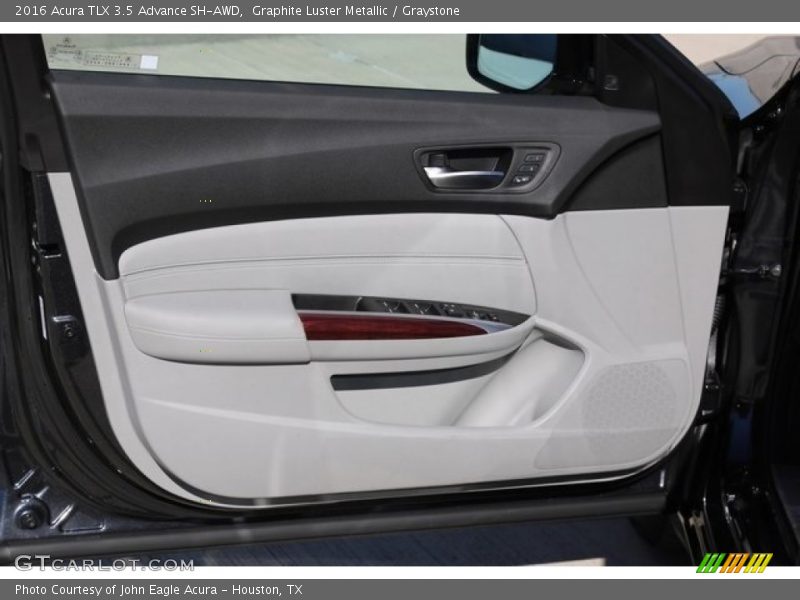 Graphite Luster Metallic / Graystone 2016 Acura TLX 3.5 Advance SH-AWD
