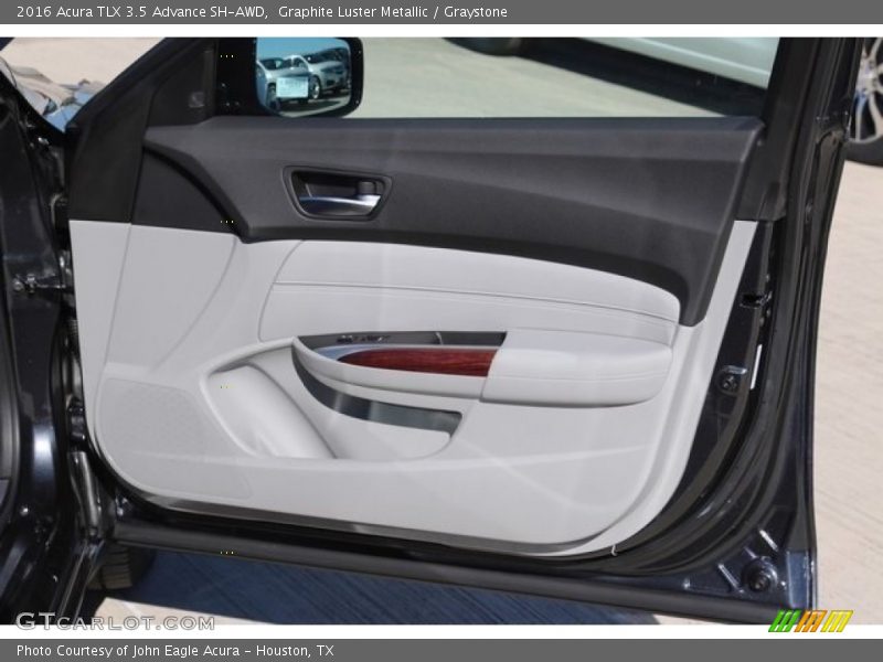 Graphite Luster Metallic / Graystone 2016 Acura TLX 3.5 Advance SH-AWD