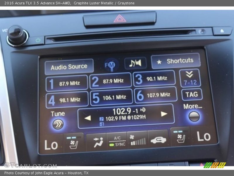 Graphite Luster Metallic / Graystone 2016 Acura TLX 3.5 Advance SH-AWD