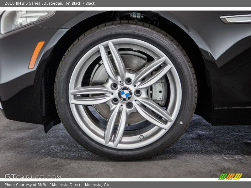 Jet Black / Black 2016 BMW 5 Series 535i Sedan