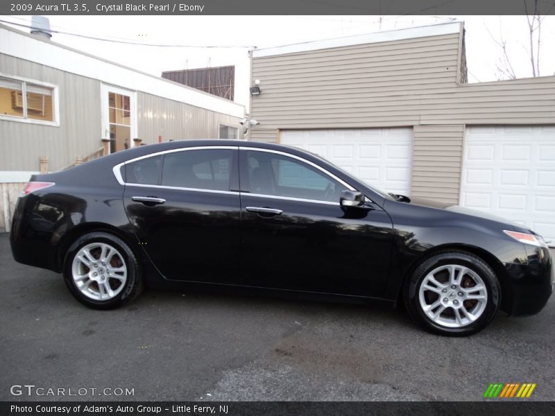 Crystal Black Pearl / Ebony 2009 Acura TL 3.5