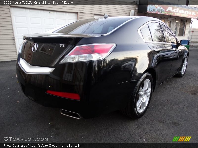 Crystal Black Pearl / Ebony 2009 Acura TL 3.5