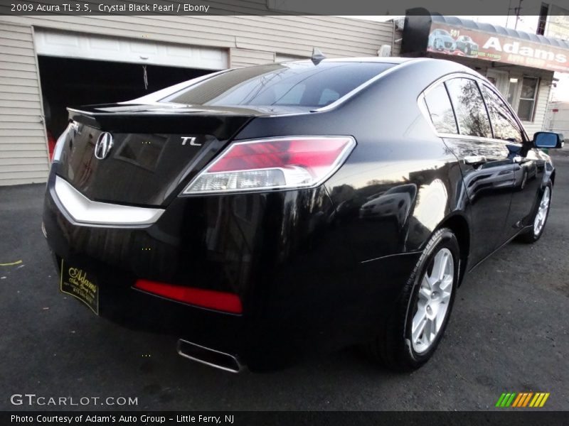 Crystal Black Pearl / Ebony 2009 Acura TL 3.5
