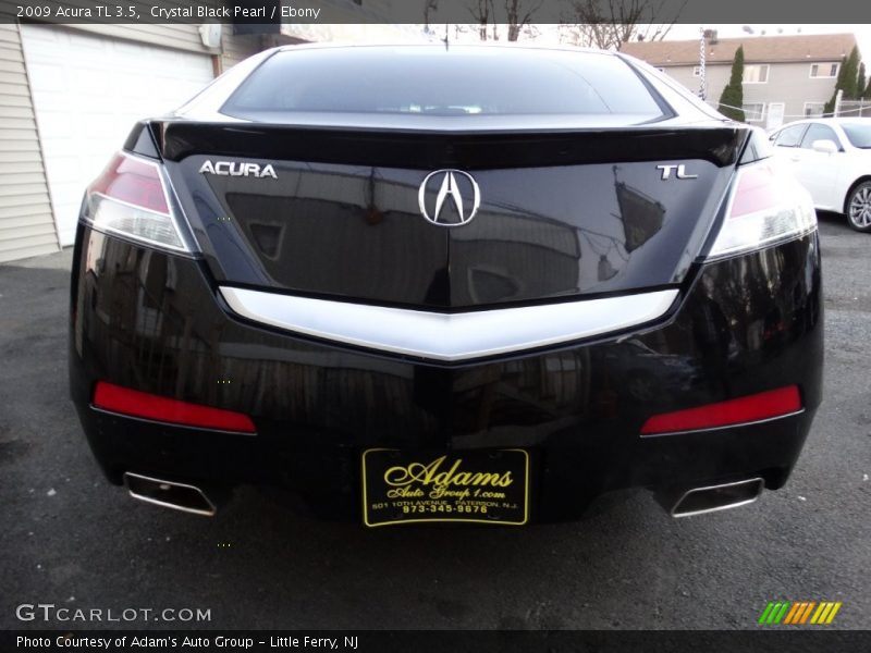 Crystal Black Pearl / Ebony 2009 Acura TL 3.5