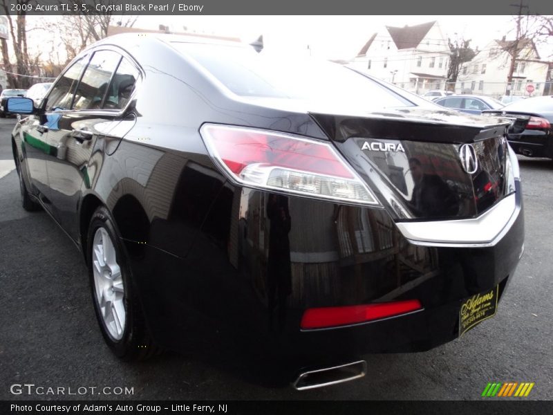 Crystal Black Pearl / Ebony 2009 Acura TL 3.5