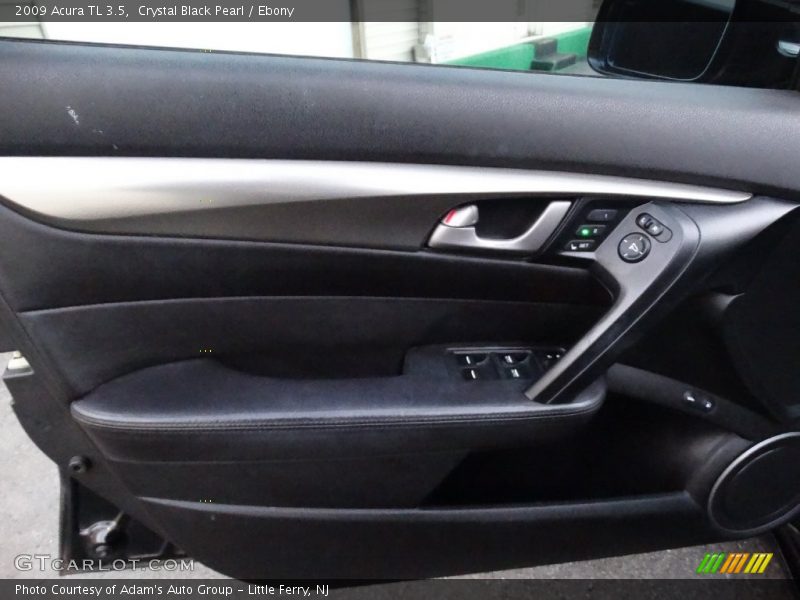 Crystal Black Pearl / Ebony 2009 Acura TL 3.5
