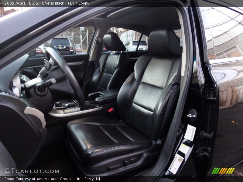 Crystal Black Pearl / Ebony 2009 Acura TL 3.5