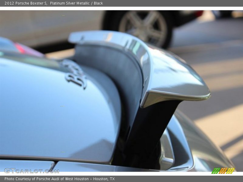 Platinum Silver Metallic / Black 2012 Porsche Boxster S