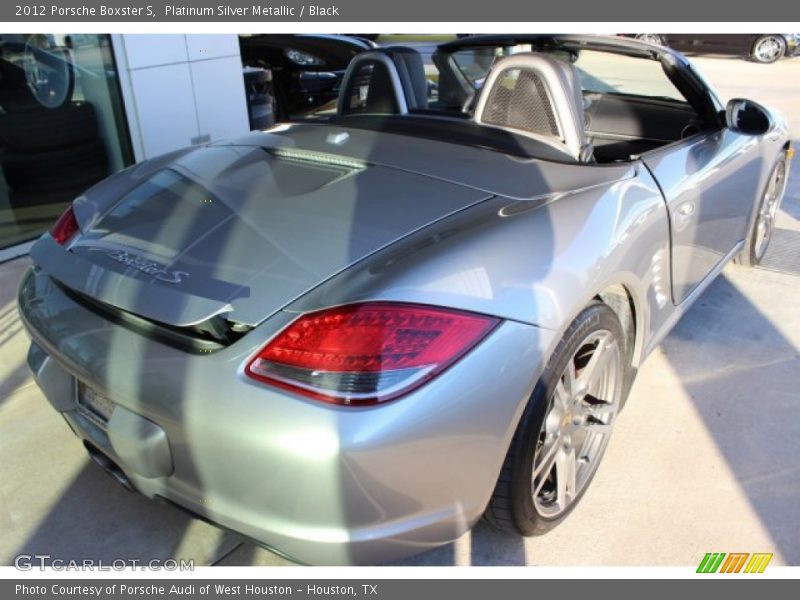 Platinum Silver Metallic / Black 2012 Porsche Boxster S