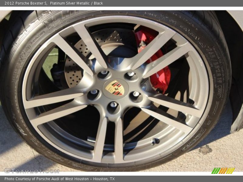 Platinum Silver Metallic / Black 2012 Porsche Boxster S