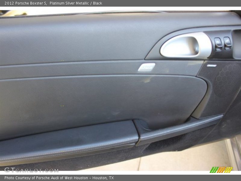 Platinum Silver Metallic / Black 2012 Porsche Boxster S