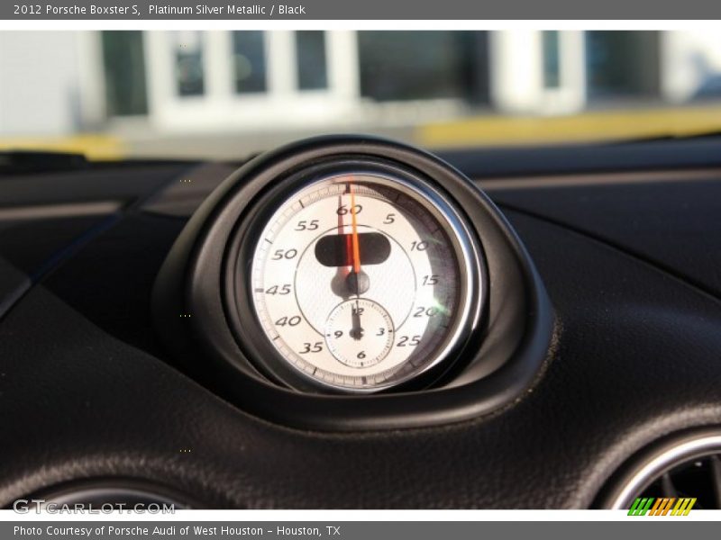 Platinum Silver Metallic / Black 2012 Porsche Boxster S