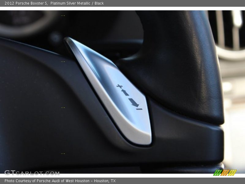 Platinum Silver Metallic / Black 2012 Porsche Boxster S