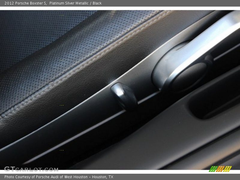Platinum Silver Metallic / Black 2012 Porsche Boxster S