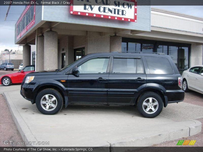 Formal Black / Gray 2007 Honda Pilot EX-L