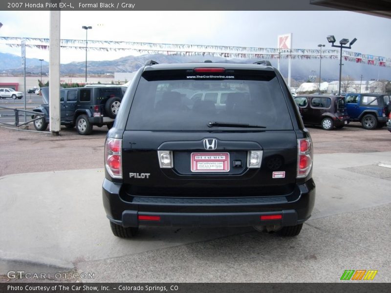 Formal Black / Gray 2007 Honda Pilot EX-L