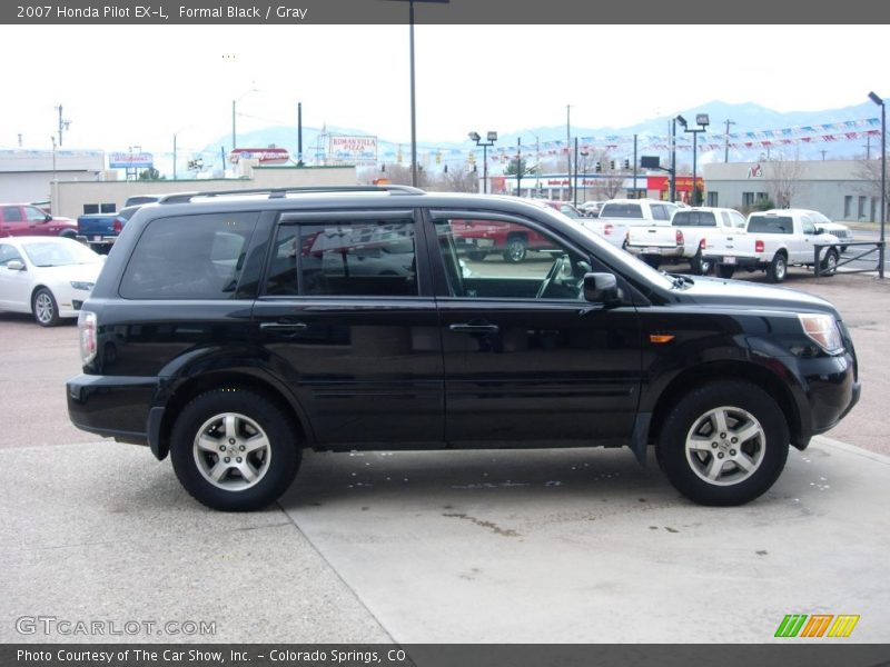 Formal Black / Gray 2007 Honda Pilot EX-L