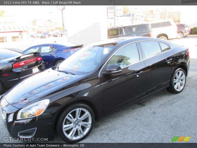 Black / Soft Beige/Off Black 2011 Volvo S60 T6 AWD