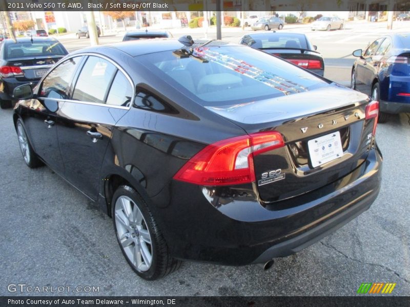 Black / Soft Beige/Off Black 2011 Volvo S60 T6 AWD