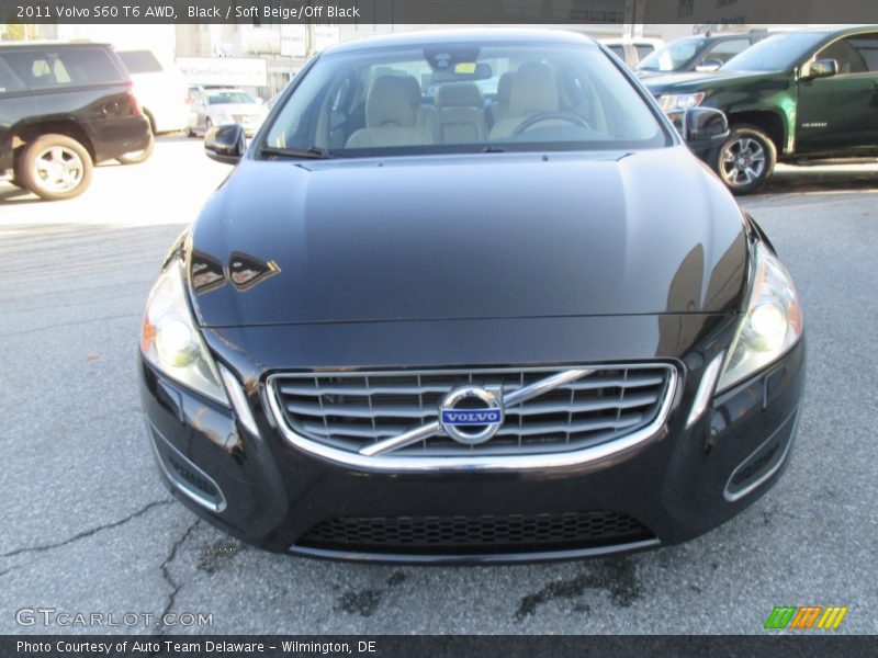 Black / Soft Beige/Off Black 2011 Volvo S60 T6 AWD