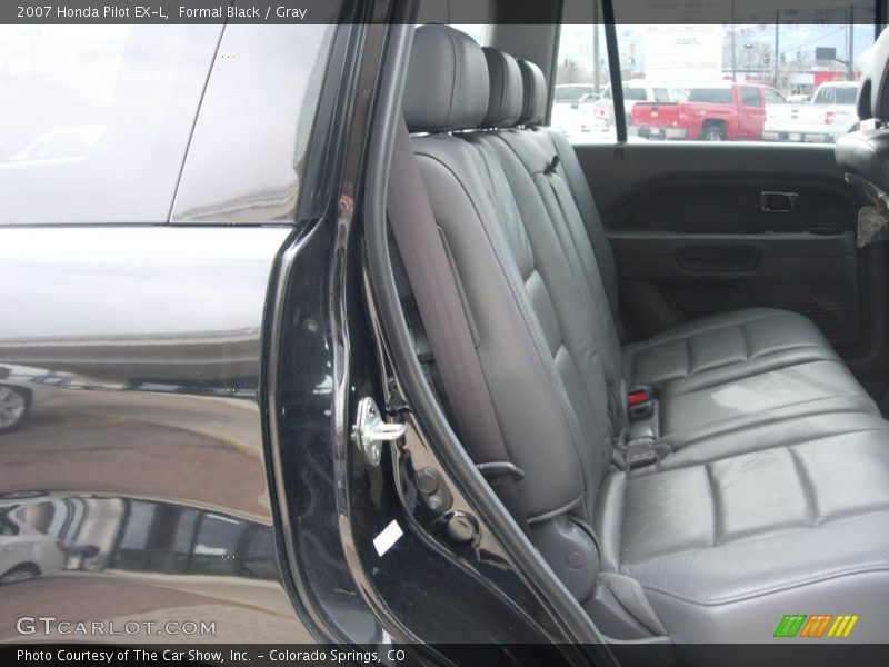 Formal Black / Gray 2007 Honda Pilot EX-L