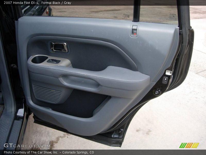 Formal Black / Gray 2007 Honda Pilot EX-L